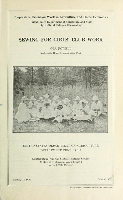 Sewing For Girls' Club Work Cover.jpg Sewing For Girls' Club Work Cover.jpg