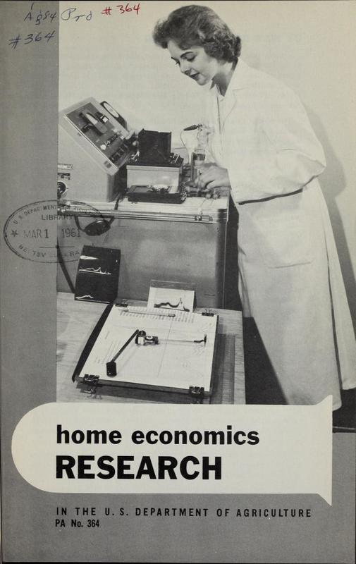 Home Economics Research in the U.S. Department of Agriculture Cover.jpg Home Economics Research in the U.S. Department of Agriculture Cover.jpg