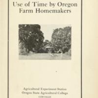 Use of Time by Oregon Farm Homemakers Cover.jpg