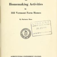 Time expenditures on homemaking activities in 183 Vermont farm homes Cover.jpg