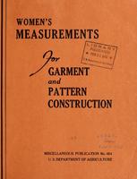 Women\'s Measurements for Garment and Pattern Construction Cover.jpg