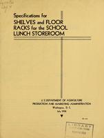 Specifications for Shelves and Floor Racks for the School Lunch Storeroom Cover.jpg