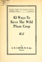 43 Ways to Save the Wild Plum Crop cover.jpg