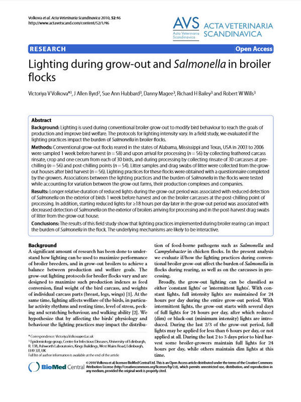 Lighting during grow-out and Salmonella in broiler flocks.jpg