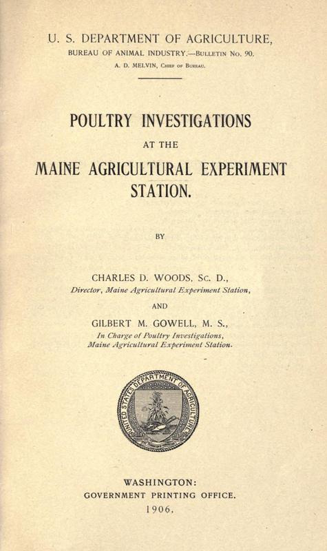 Poultry Investigations at the Maine Agricultural Experiment Station.jpg