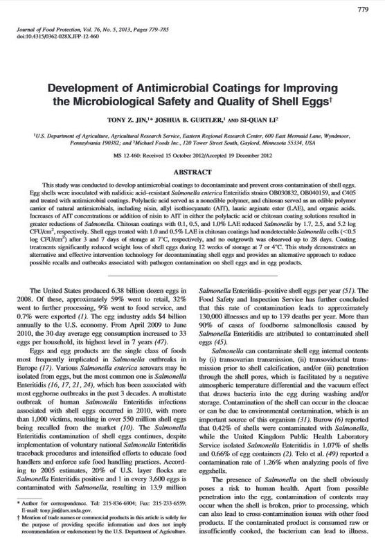 Development of Antimicrobial Coatings for Improving the Microbiological Safety and Quality of Shell Eggs.jpg