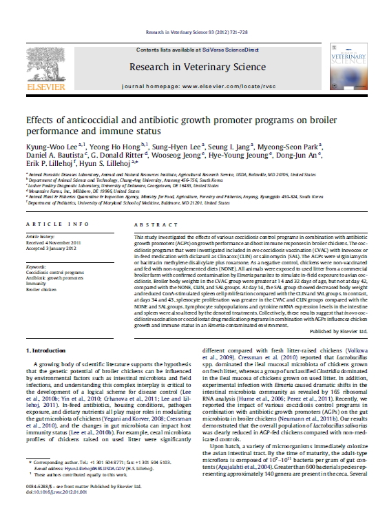 Effects of anticoccidial and antibiotic growth promoter programs on broiler performance and immune status.jpg