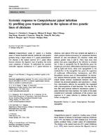 Systemic response to Campylobacter jejuni infection by profiling gene transcription in the spleens of two genetic lines of chickens.jpg