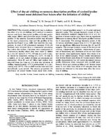 Effect of dry-air chilling on sensory descriptive profiles of cooked broiler breast meat deboned four hours after the initiation of chilling.jpg