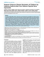 Butyrate enhances disease resistance of chickens by inducing antimicrobial host defense peptide gene expression.jpg