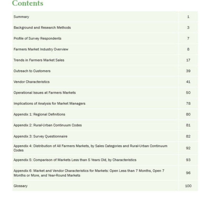 USDA National Farmers Market Manager Survey 2006 TOC.jpg