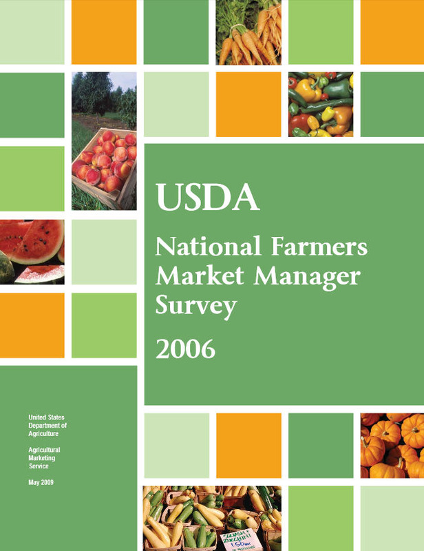 USDA National Farmers Market Manager Survey 2006 Cover.jpg