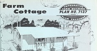 Cover of farm cottage home plan.