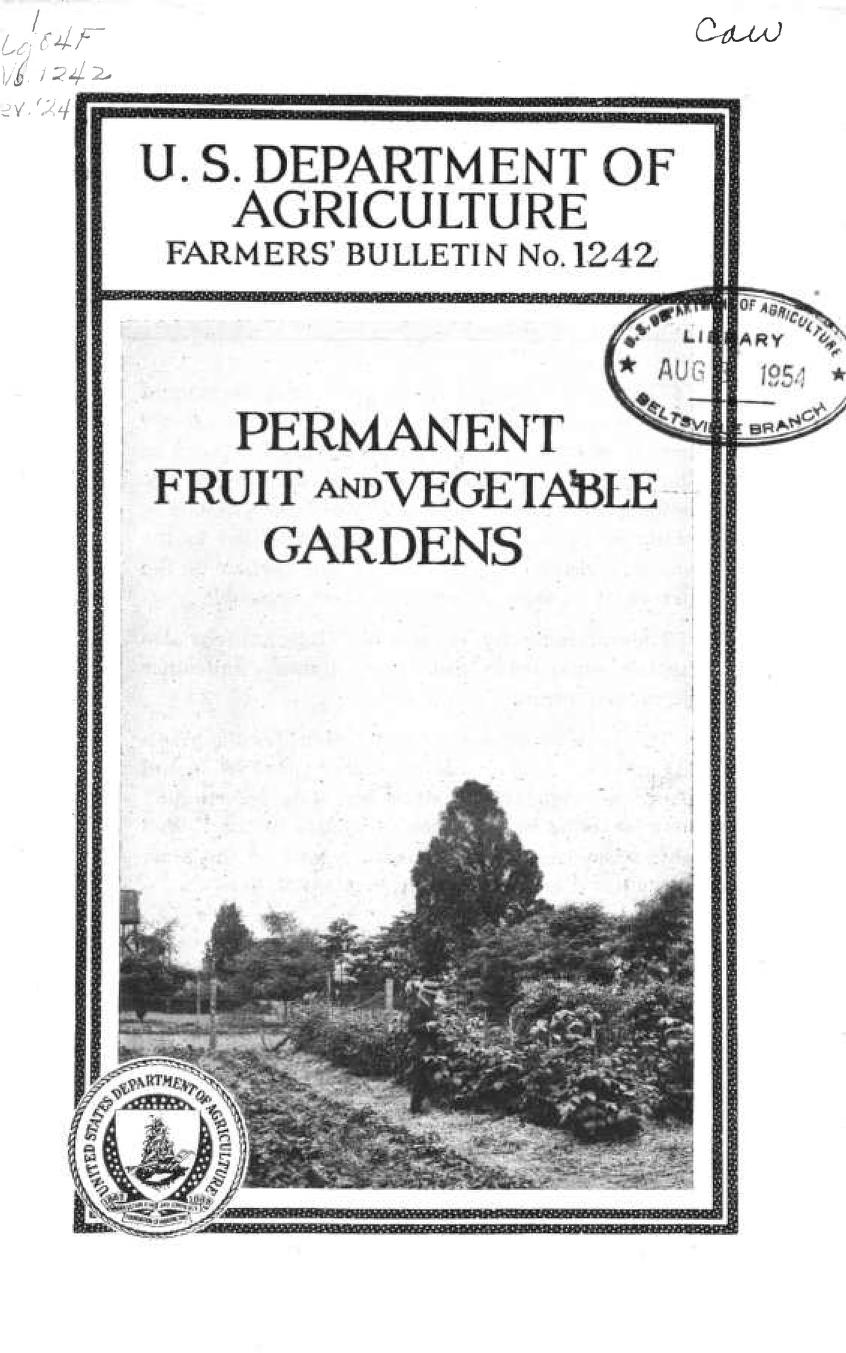 Vegetable Gardening  National Agricultural Library