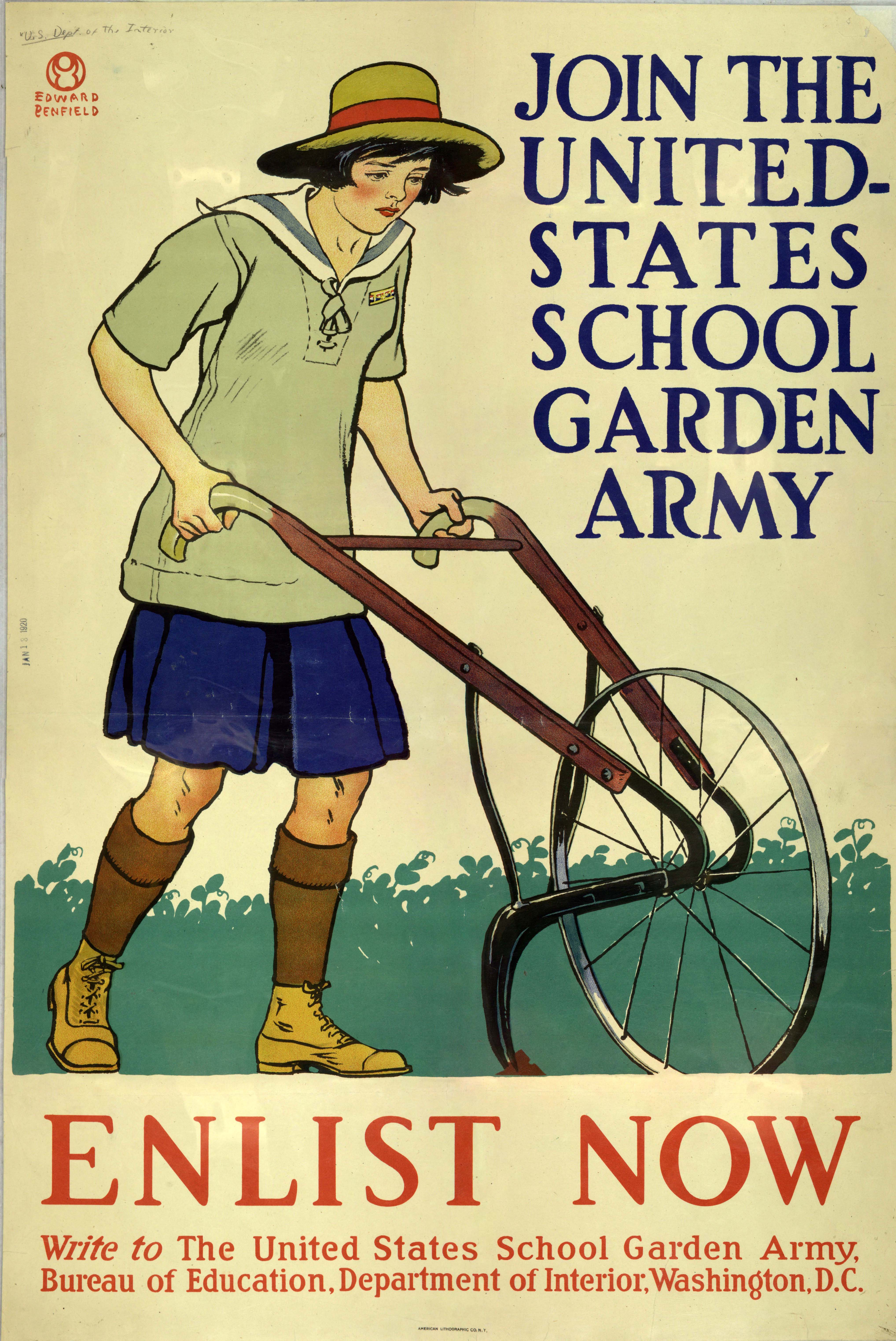 Join The United States School Garden Army Special Collections