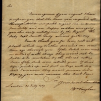 Marshall letter, July 20, 1787