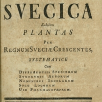 Flora Svecica - Title Page
