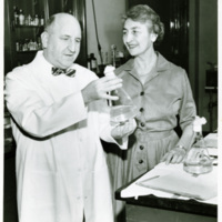 Dr. Hazel K. Stiebeling on right