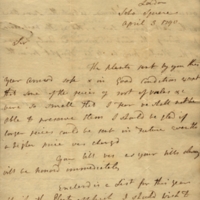 Banks to Marshall, April 3, 1790