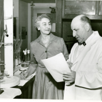 Dr. Hazel K. Stiebeling on left