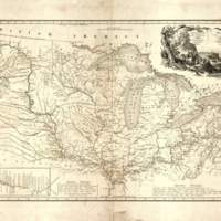 Map to Illustrate the Route of Prince Maximilian of Wied in the Interior of North America from Boston to the Upper Missouri in 1832, 33 &amp; 34.