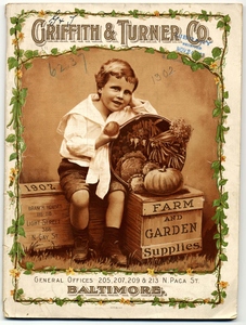 Thumbnail for the first (or only) page of Griffith &amp; Turner Co.&#039;s Catalogue of Farm and Garden Supplies, Baltimore, Maryland.