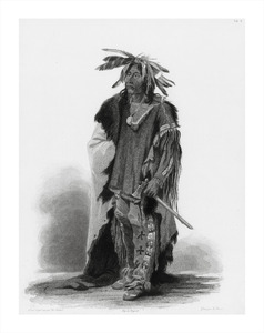 Thumbnail for the first (or only) page of Tableau 8: Wahk-ta-ge-li, A Sioux Warrior.
