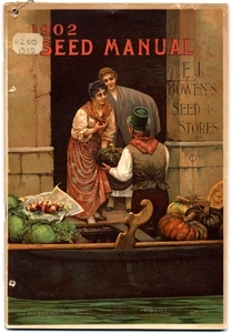 Thumbnail for the first (or only) page of E.J. Bowen&#039;s Seed Stores Seed Manual, Portland, Oregon.