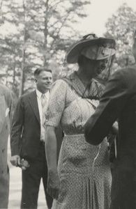 Thumbnail for the first (or only) page of Eleanor Roosevelt at the USDA Bee Lab.