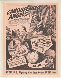 Thumbnail for the first (or only) page of Camouflaged angels cotton for cleanliness.