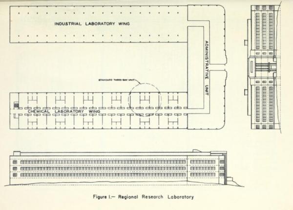 Western Regional Research Laboratory Building Diagram